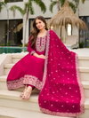 Kavita By Nsf Cp Vichitra With Embrodeiry Work Kurti With Bottom Dupatta Online Wholesale